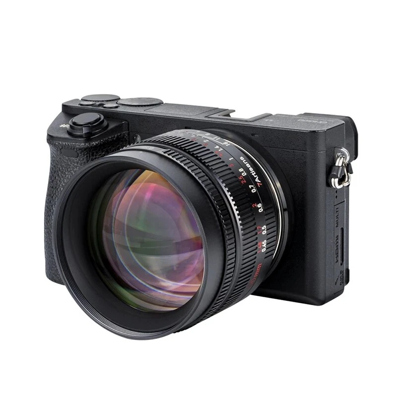 7artisans 50mm F0.95 APS-C Large Aperture MF Lens For Canon Nikon Sony Fuji M43  - Image 3 of 4