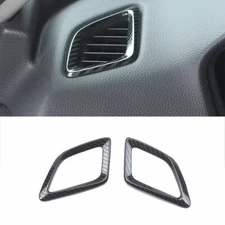 For Honda Accord 2018-2022 Steel Carbon Fiber Dashboard Side Vent Overlay Cover