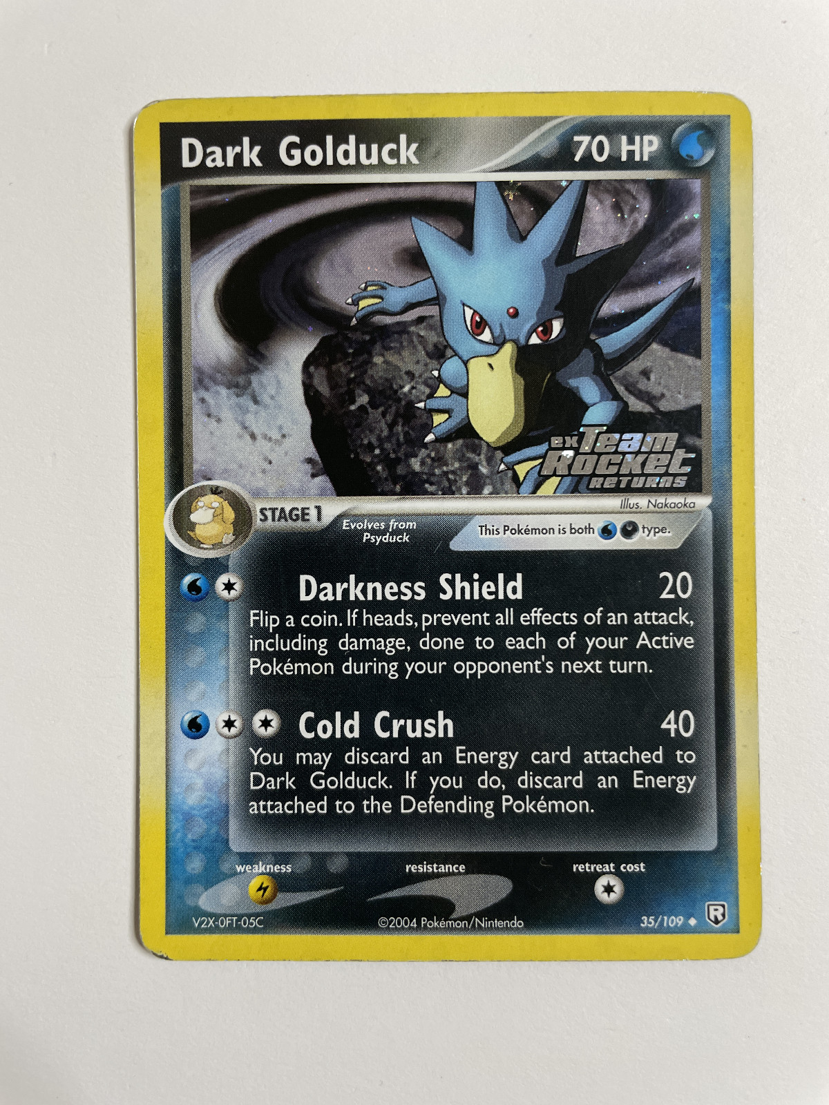 Pokemon TCG Dark Golduck Reverse Holo 35/109, Team Rocket Returns (LP)