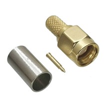 Connector SMA Male Plug Crimp RG58 RG142 LMR195 RG400 Cable RF Adapter Coaxial