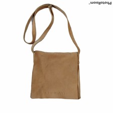 Pulicati Leather Suede Crossbody Messenger Bag Purse Italian Boho Rustic Hippie