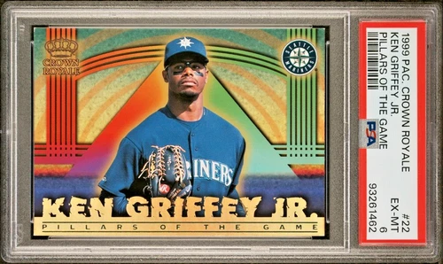 1999 Pacific Crown Royale Pillars of the Game 22 Ken Griffey Jr. PSA 6 Mariners