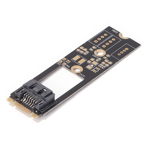 M.2 B-M Key NGFF to SATA3.0 7 Pin Adapter Card for 2242 2260 2280 SDD Connector - Afbeelding 6 van 11
