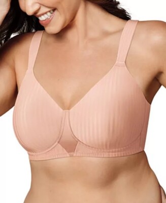 b5 Playtex Sz 36DDD Secrets Perfectly Smooth Shaping Wireless Bra US4707 Pink
