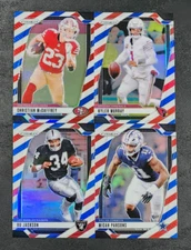 2024 Prizm Football RED WHITE BLUE (RWB) PRIZMS 1-250 You Pick the Card
