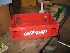 VTG PLASTIC FAYGO SODA CRATE CARRIER 24 1/2 LITER FARM CABIN DECOR PROP ART LOTB