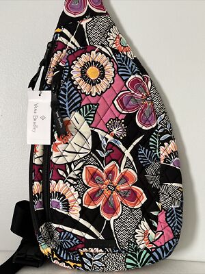 Vera Bradley Essential Sling Backpack / Purse Kauai Floral | eBay