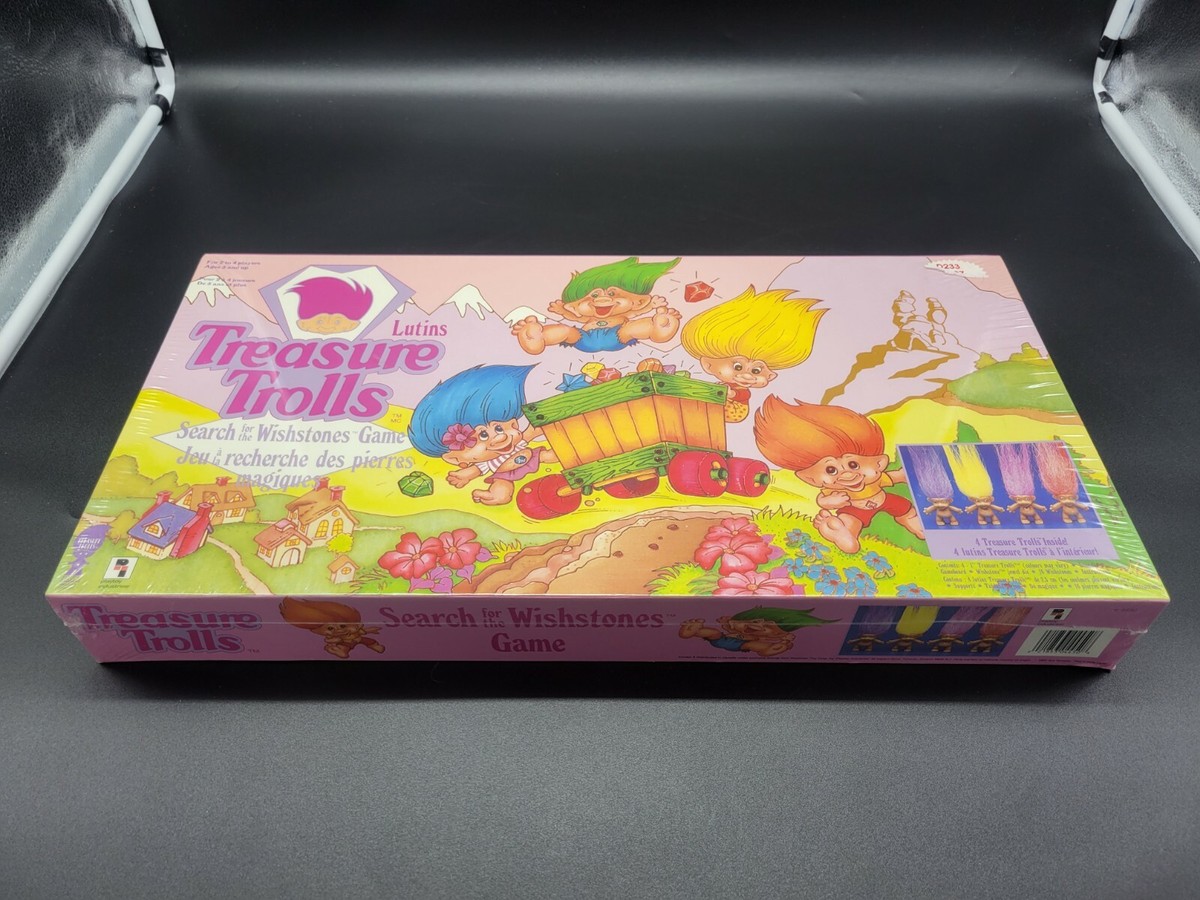 1992 Treasure Trolls Search For The Wishstones Board Game