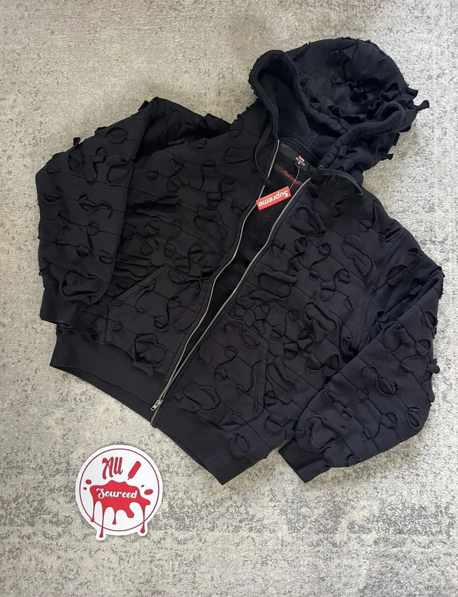 Sweat shirt à capuche zippé Supreme x Griffin taille moyenne TOUT NEUF DS