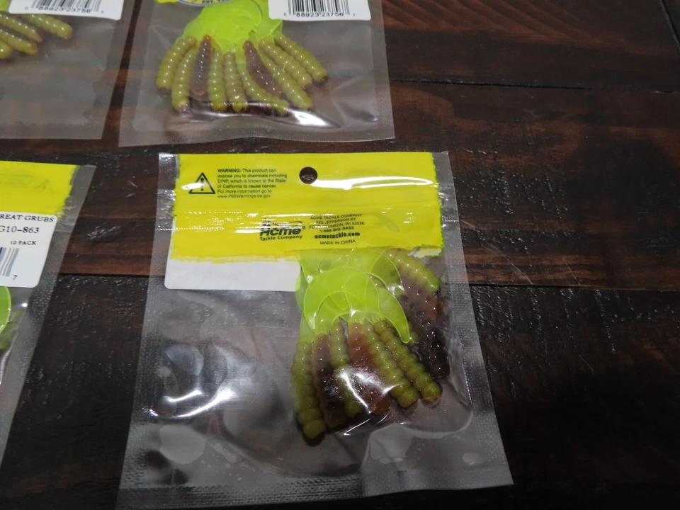 (LOTE DE 6) CHAQUETA AMARILLA KALIN'S TRIPLE AMENAZA GRUB 2" (60 piezas en total) Foto 4 de 4