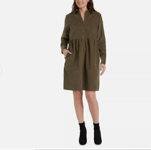 Nine West Women's Dress Grape Leaf, Size XL, 100% Cotton, Free Shipping - 第 1/2 張圖片