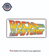 BACK TO THE FUTURE MOVIE VINYL DECAL STICKER CAR BUMPER GARAGE 4MIL BUBBLE FREE