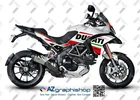 Ducati Multistrada 1200 2010 - 2012 WHITE FS-MULTI10-14 MOTORCYCLE STICKER KIT (Italy)