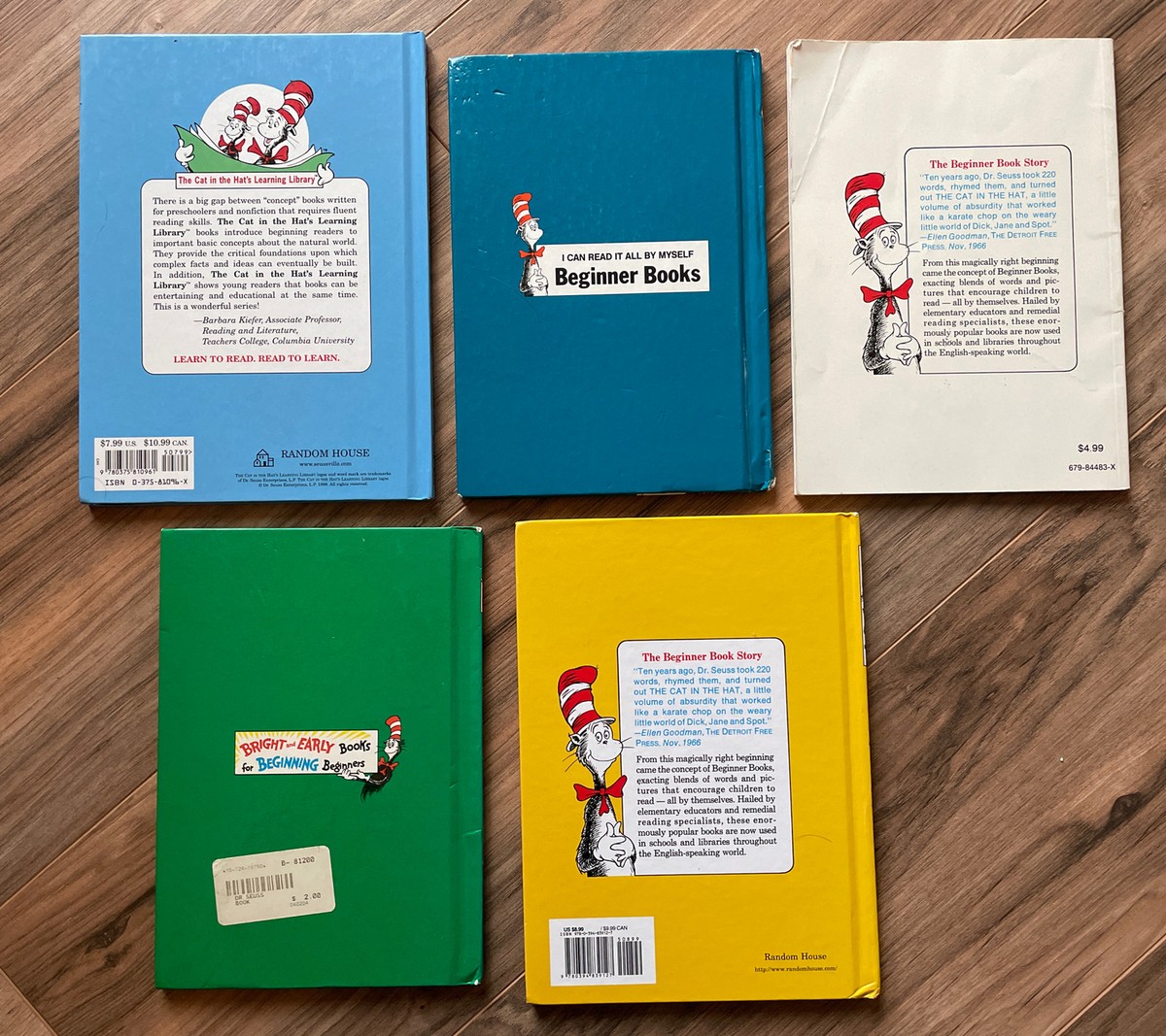 Lot of 5 Dr. Seuss Books Some 1st Edition 4 Hardcover 1 Paperback