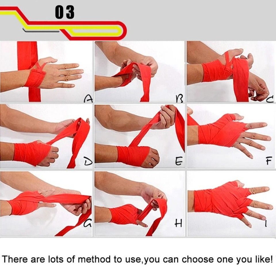 Breathable Boxing Wraps Cotton Wrist Strap Sports Safety Hand Gloves