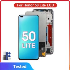 For HUAWEI Honor 50 Lite TFT LCD Display Screen Touch Digitizer Assembly w/Frame