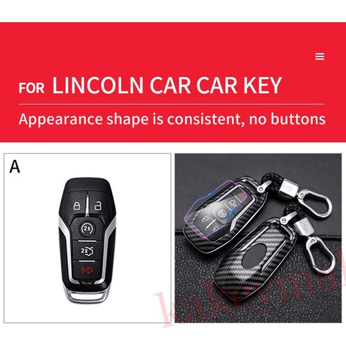 Key Case Bag Shell Ring Cover For Lincoln MKZ MKC Ford Fusion Edge