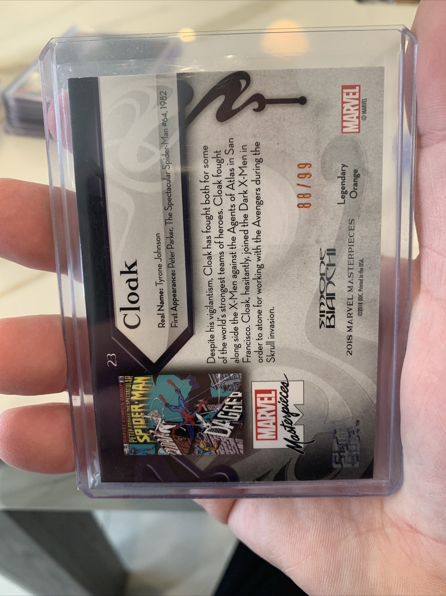 2018 Upper Deck Marvel Masterpieces Legendary Orange 23