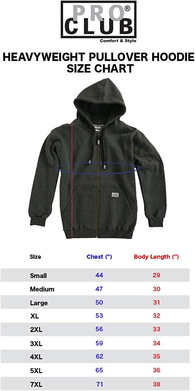 pro club zip up hoodies