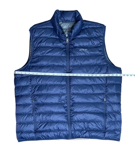 Eddie Bauer Cirruslite EB650 Puffer Vest Navy Blue Men's 2XL - Picture 3 of 6