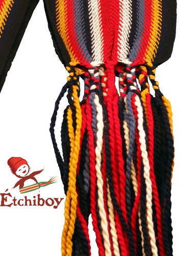 Metis Sash Etchiboy Ceinture Fléchée Dark Times Temps Noir Sheep Large Grande - Picture 2 of 3