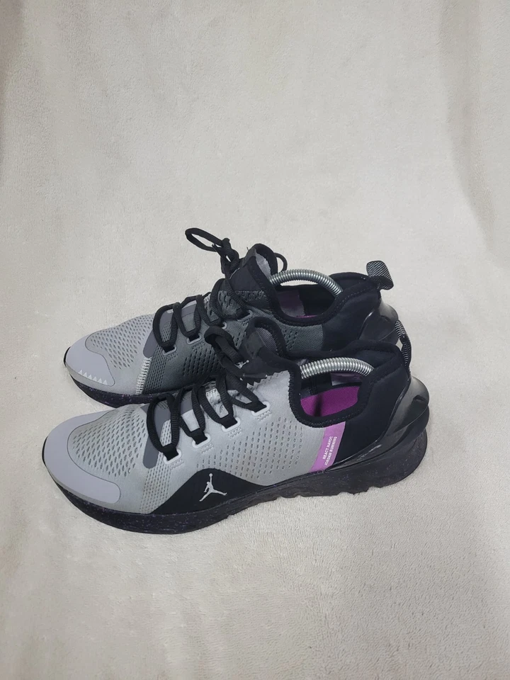 Tamanho 9 - Jordan React Havoc preto cinza hipervioleta - Imagem 2 de 4