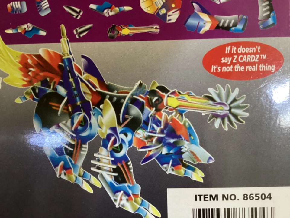 Wolfborg Mega Z Cardz Kit Modelo 3D Defensores de la Tierra 50 piezas 6" x 4" NUEVO Foto 2 de 3