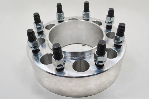 8x210 MM 2” Rear Only Hub Centric Wheel Adapters for Chevy Silverado 3500 Dually - Picture 6 of 6
