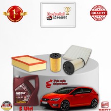 KIT TAGLIANDO FILTRI + OLIO SEAT LEON III 1.6 TDI 77KW 105CV DAL 2012 ->