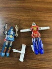 Gobots Cop-Tur, incomplete and Pepsi Conver-ables plane Skeez  for parts/repair