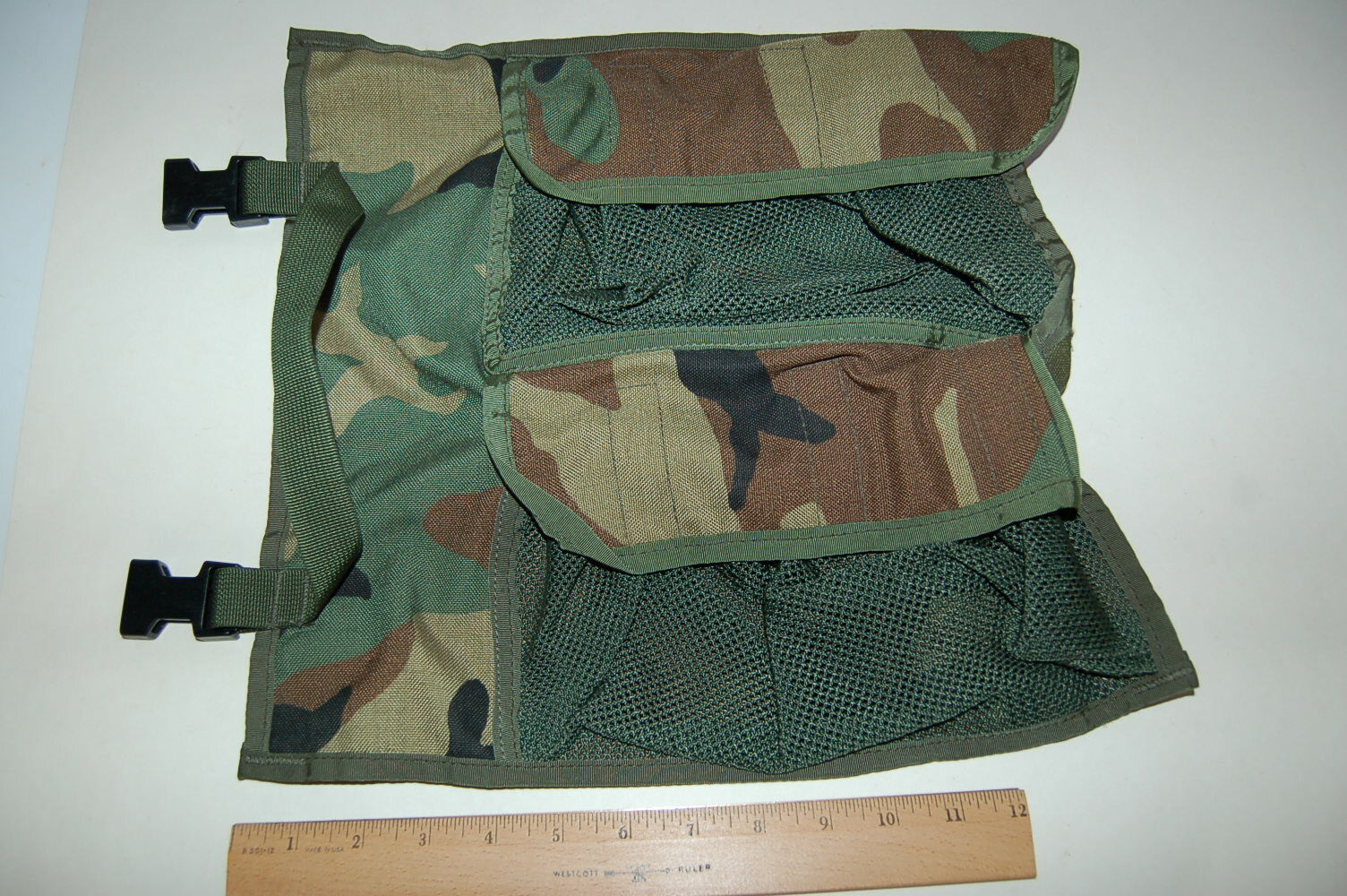 U.S. ARMY 1990's MEDICAL EQUIPMENT BACKPACK INNER REMOVABLE PANEL WITH POUCHES