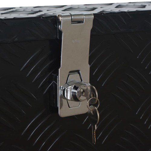 Aluminiumkiste Transportkiste Werkzeugkiste Alubox Werkzeugkoffer Schwarz Silber - Bild 26 von 44