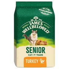 James Wellbeloved Senior Cat Dry Food (Turkey) - Bag Size : 4kg 11.47 per kilo