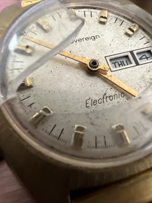 Sovereign Electronic( 🇫🇷)Wrist watch , NOT WORK For Part🥲)