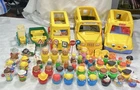 Vintage Fisher-Price Little People Mixed Loose Lot Figures, Accessories, & More