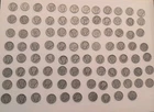 Huge Lot 94 Silver Mercury Dimes Coins USA Currency bullion Collection Estate