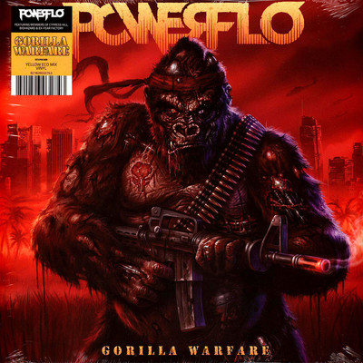 Powerflo - Gorilla Warfare Magenta / Yellow Merge Vinyl  (2024 - WW - Original)