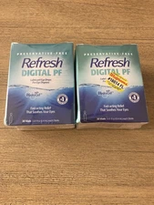 3 Refresh Digital PF Lubricant Eye Drops 30 Vials Exp: 09-2026 NEW SEALED!