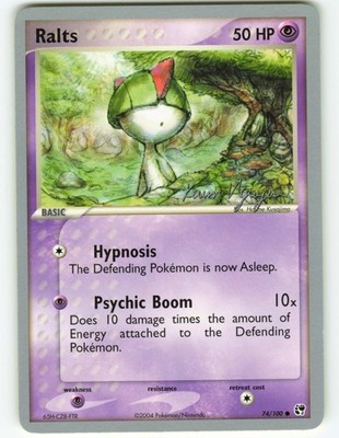 Ralts - World Championships 2004 - 74/100 Sandstorm - Pokémon TCG