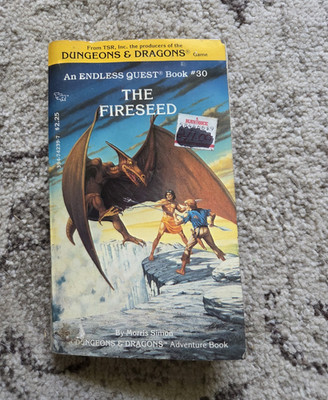 TSR Dungeons & Dragons Endless Quest Book #30 The Fireseed (1985)