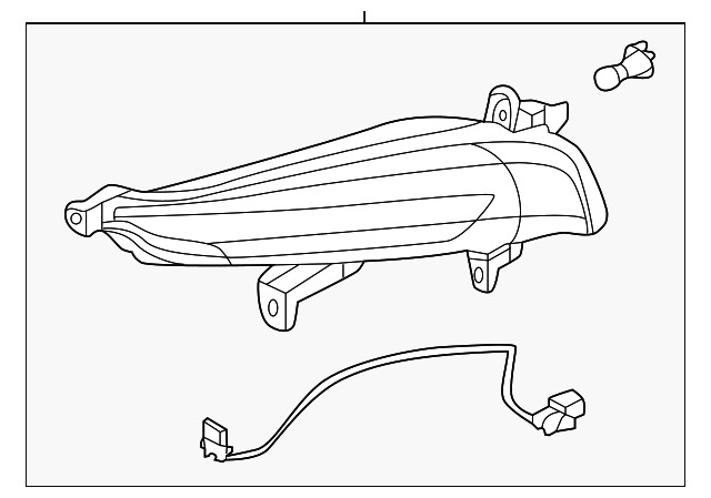 Lámpara de parque y lateral para Kia Optima 2019-2020 (P/N 92303-D5510)