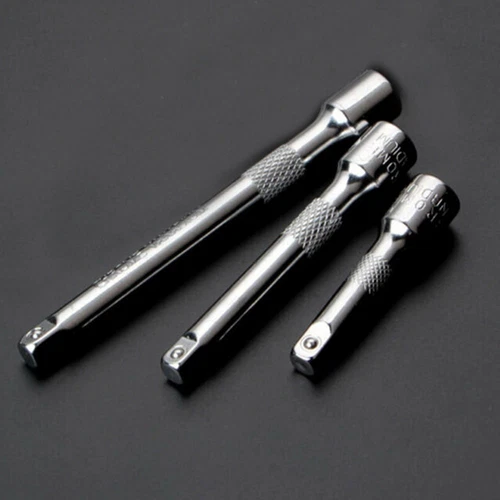 Extension Bar Ratchet Wrench Rebuild Repair Rod Set Silver 1/4inch Drive