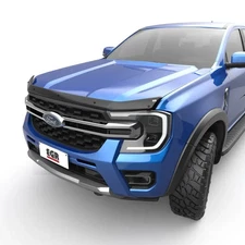 EGR Smoke Black Hood Protector Bug Shield Deflector for 2024-2025 Ford Ranger