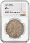 1878 CC Carson City $1 Morgan Silver Dollar NGC VG8 Circulated Key Date Coin
