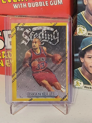 Grant Hill 1996 Topps Finest Sterling GOLD Card #130 w/ Coating Pistons RARE