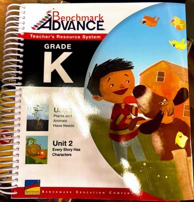 Benchmark Advance , Grade K , Teacher´s Resource System , Unit 1 and 2 , Vo...
