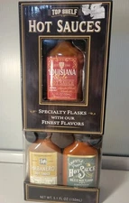 Top Shelf Limited Edition Hot Sauce Collection Gift Set Of 3 Sauces Made In USA