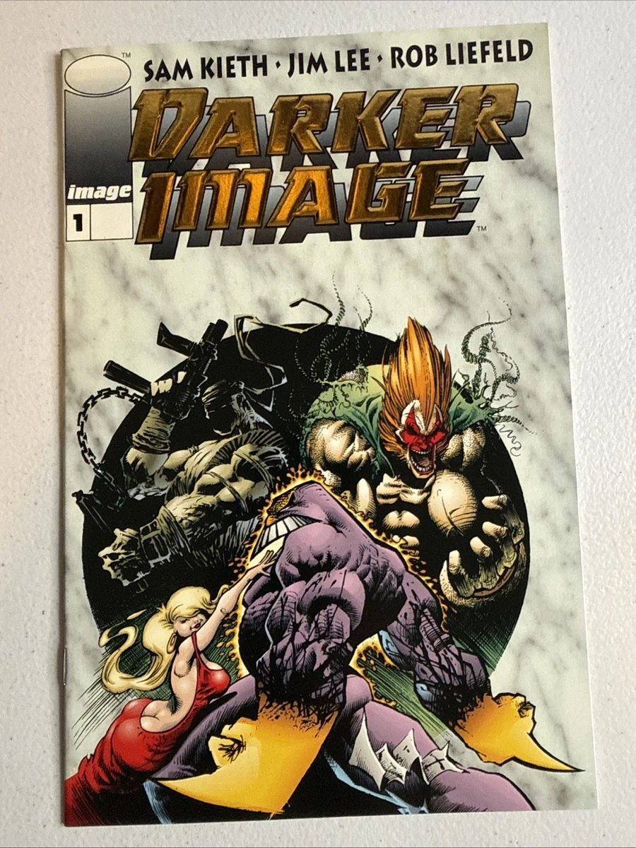 Darker Image #1 Gold Foil 1993 DARKER IMAGE #1 (1993) - Standard cover,Gold and Platinum Foil
