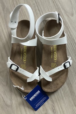 Birkenstock Yara Women's (EU37) Narrow Fit White Birko-Flor