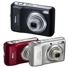 Nikon COOLPIX L20 Digital Camera 10.0MP 3.6x Optical Zoom Exposure Compensation